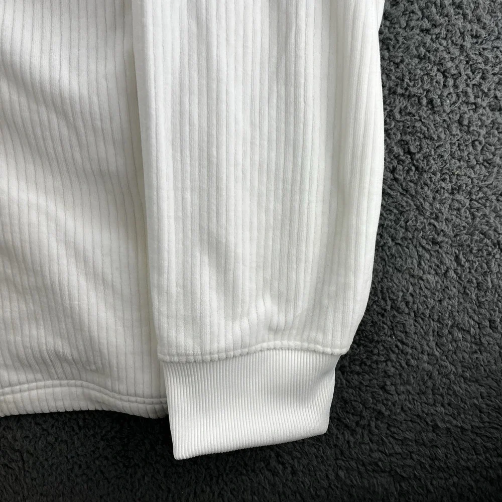 Air Jordan Sweater White Gray‎ Mens Large Color Block Track Jacket Full Zip Mock